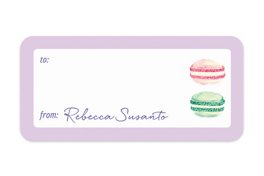 Address Label Loony Macaroony