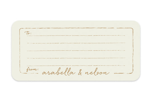 Address Label Pen Stroke