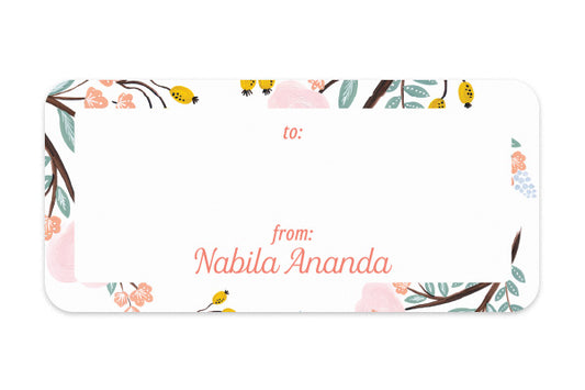 Address Label Summer Vibe Blossom