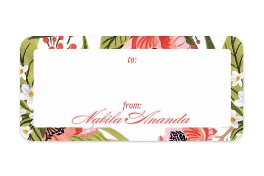 Address Label Summer Vibe Charm