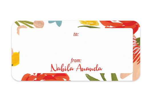 Address Label Summer Vibe Festive