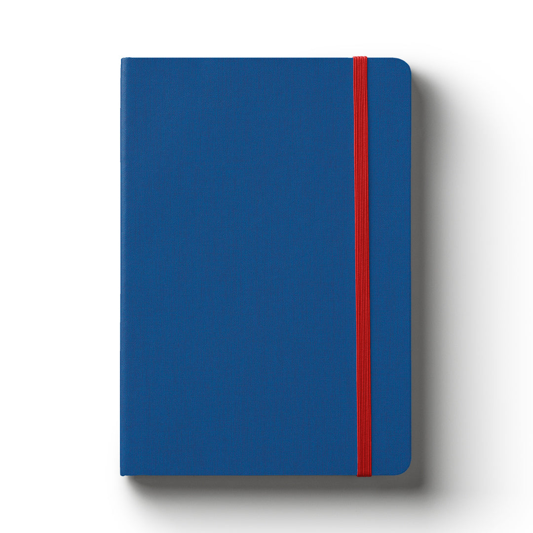 Notebook Hard Cover A5 Dotted Blue
