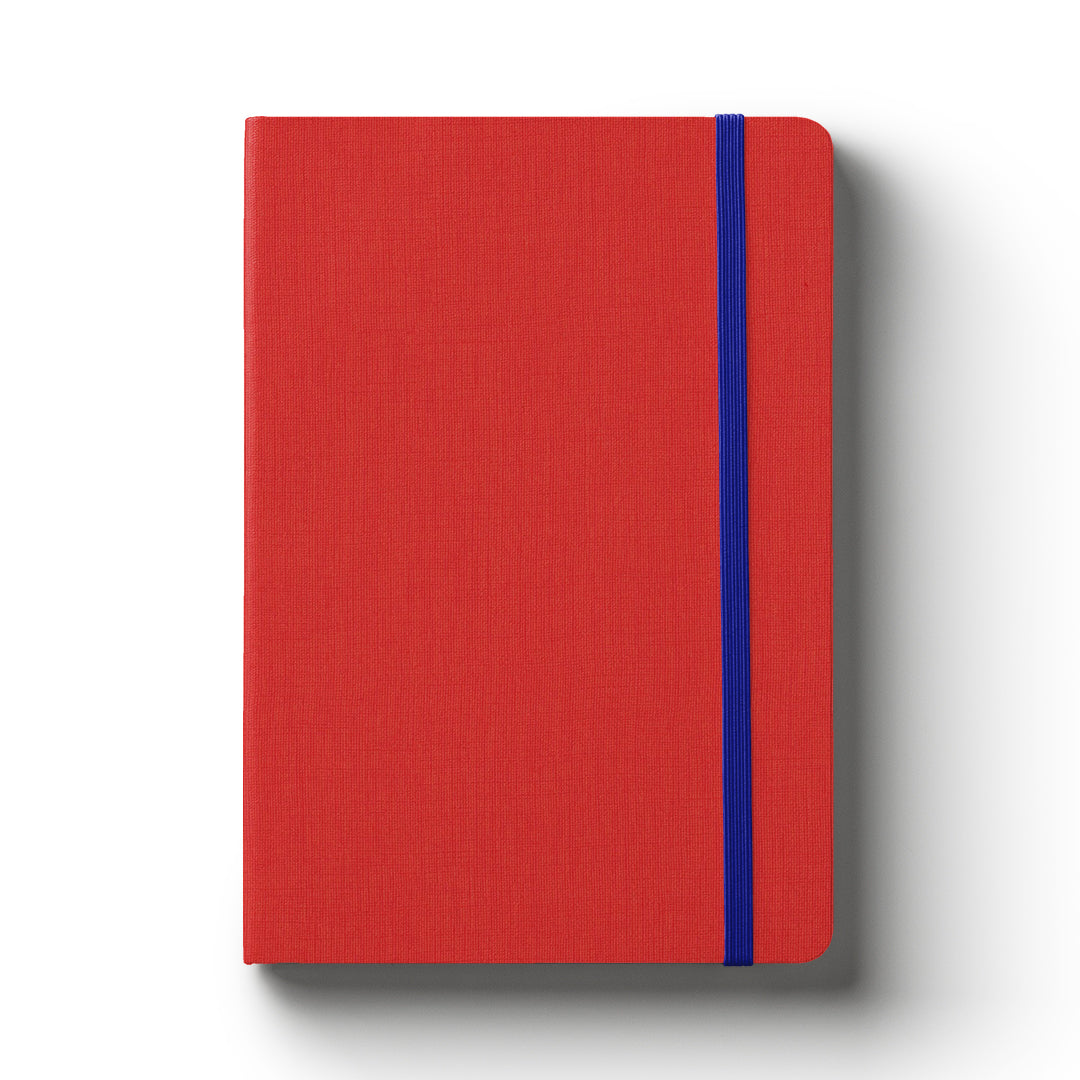 Notebook Hard Cover A5 Dotted Scarlet
