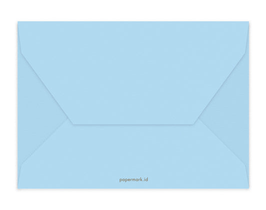 Blank Envelopes Set of 6 C6 Baby Blue