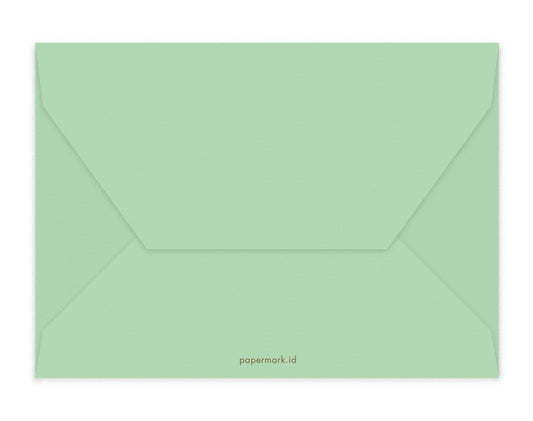 Blank Envelopes Set of 6 C6 Soft Green