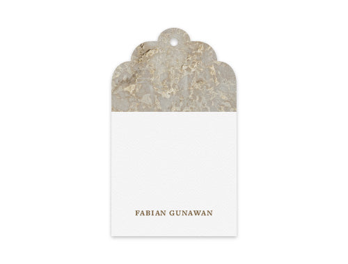 Gift Tag Set of 12 Bianco