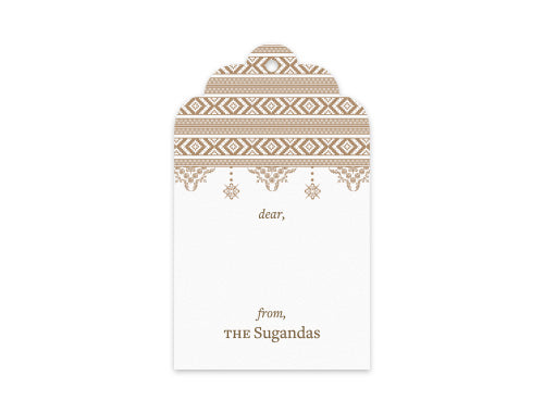 Gift Tag Set of 12 Malaka
