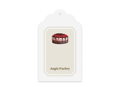 Gift Tag Set of 12 Neopolitan