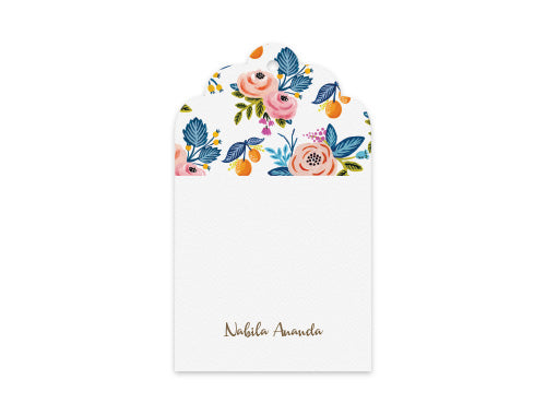 Gift Tag Set of 12 Summer Vibe Tangerine