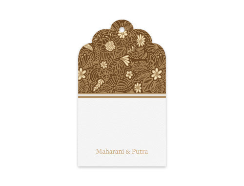 Gift Tag Set of 12 Tjanting
