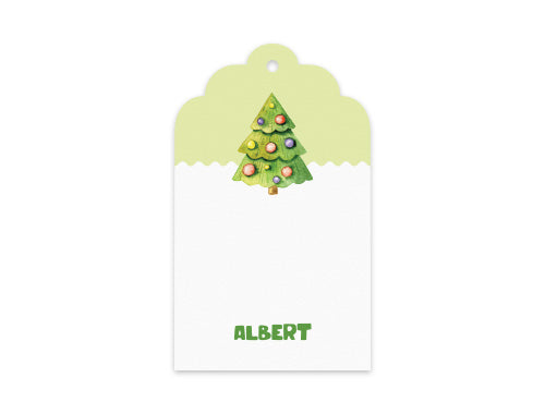 Gift Tag Set of 12 Albero