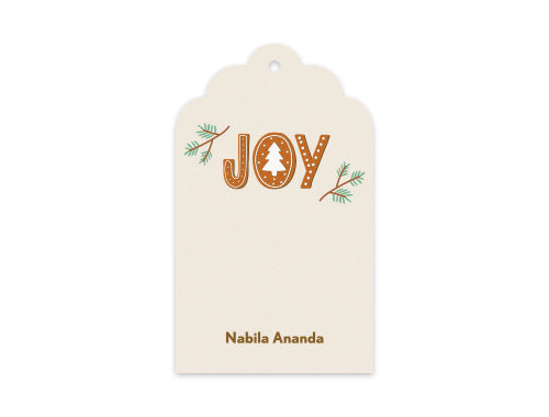 Gift Tag Set of 12 A Big Joy