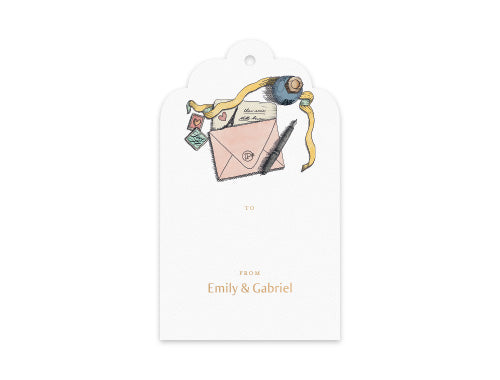 Gift Tag Set of 12 Bisou