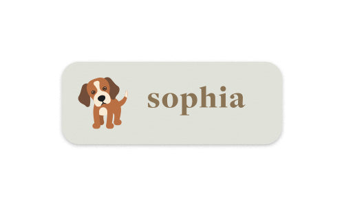 Kids Label Short Beagle