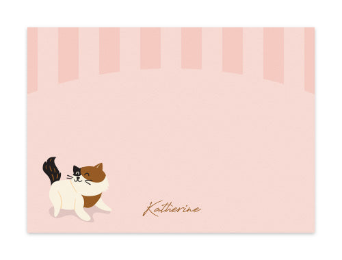 Notecard Set of 6 Happy Kitty