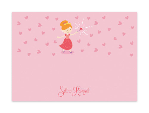 Notecard Set of 6 Lovely Princess