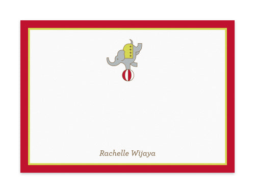 Notecard Set of 6 Silly Circus