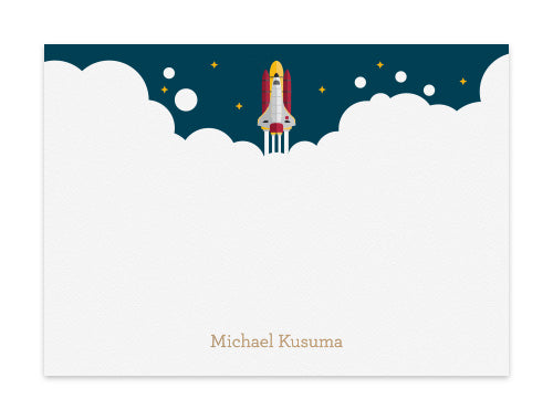 Notecard Set of 6 Space Shuttle