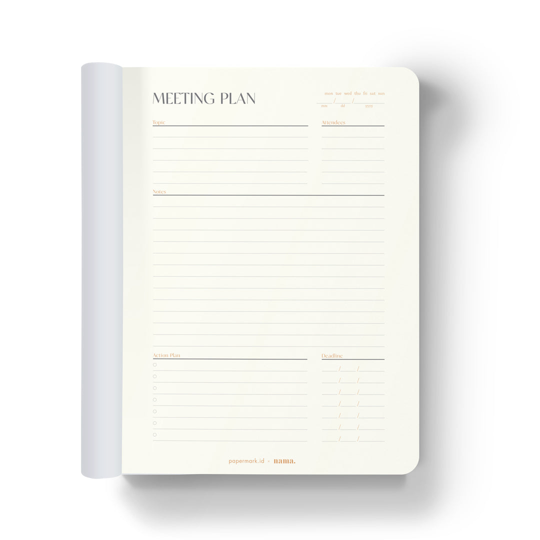 Notepad NAMA A5 Meeting Planner