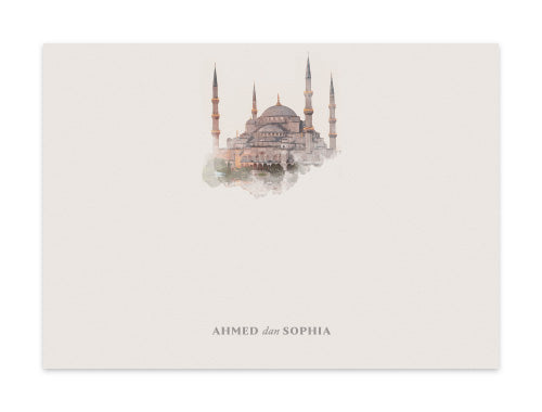 Notecard Set of 6 Blue Mosque