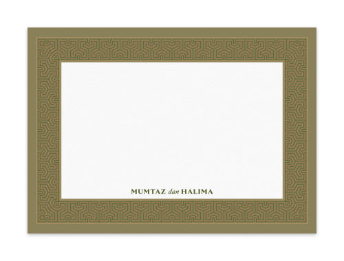 Notecard Set of 6 Saida