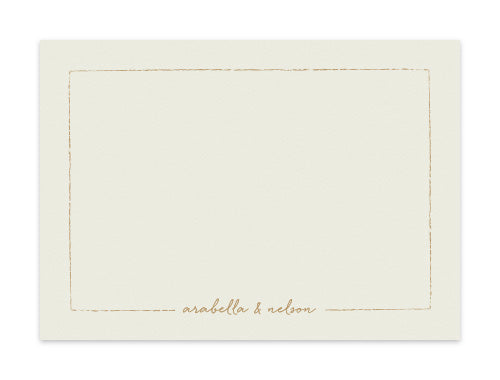 Notecard Set of 6 Pen Stroke