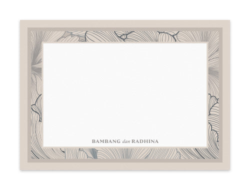 Notecard Set of 6 Zahra