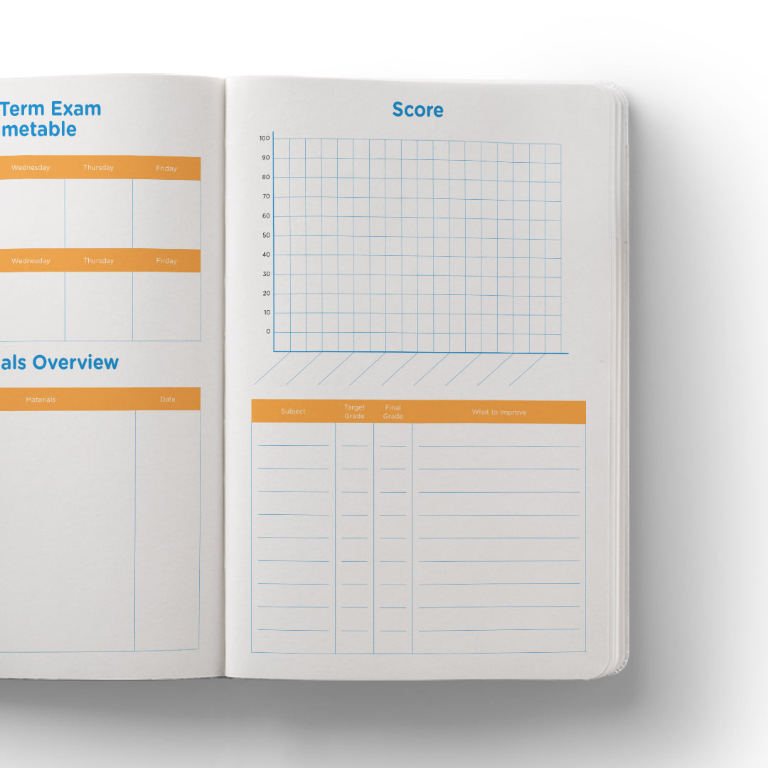 Study Planner A5 Blue