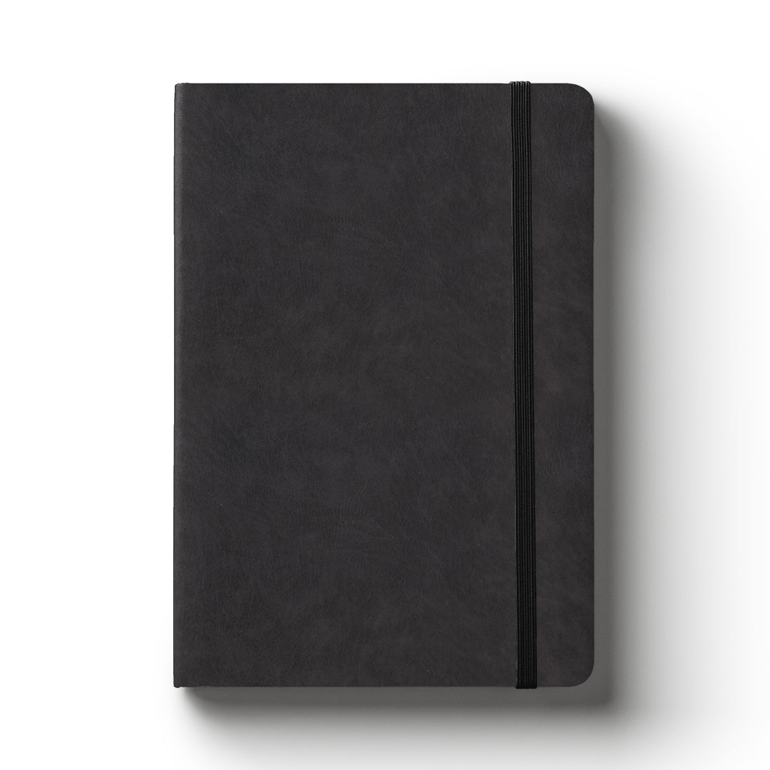 Notebook Hard Cover A5 Blank Black