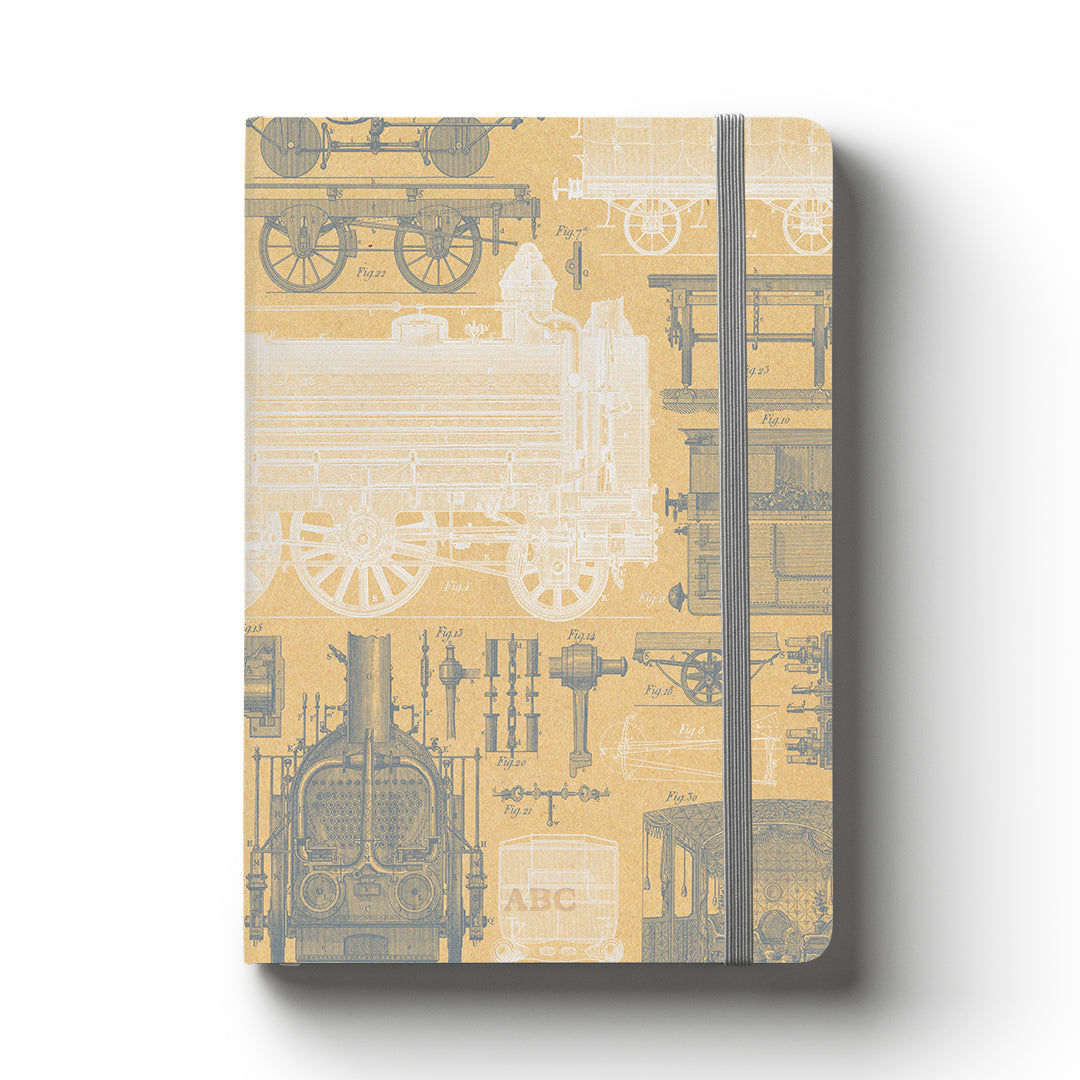 Notebook Hard Cover A5 Lined Transportations