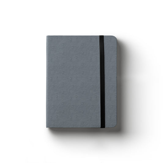 Notebook Hard Cover A6 Blank Grey