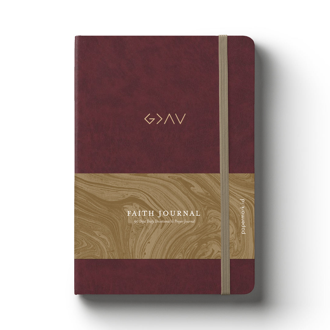 Faith Journal A5 Maroon