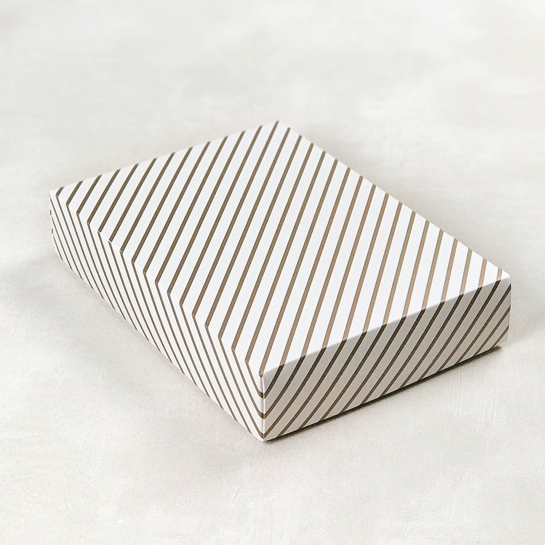 Gift Box Golden Stripes Notebook