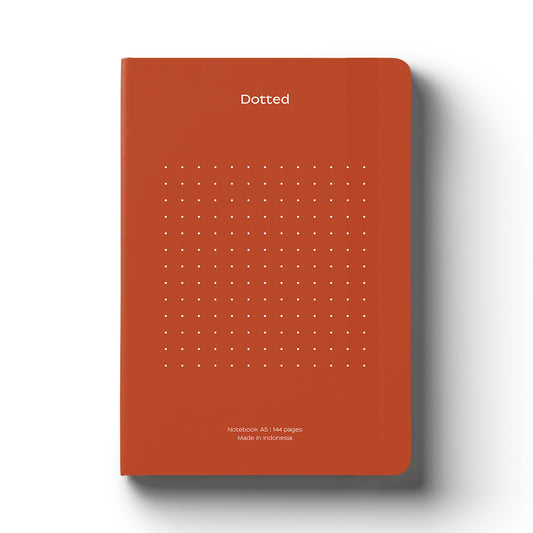 Notebook Paper Back A5 Dotted
