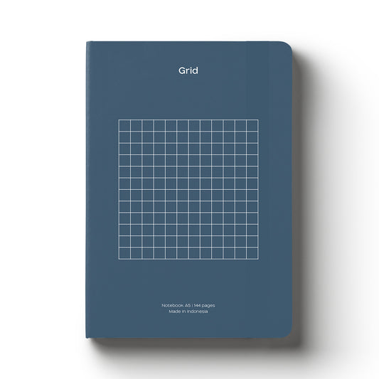 Notebook Paper Back A5 Grid