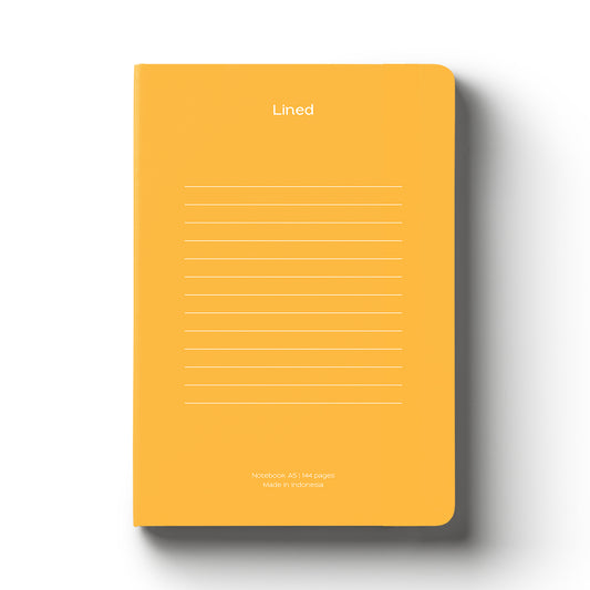 Notebook Paper Back A5 Lined