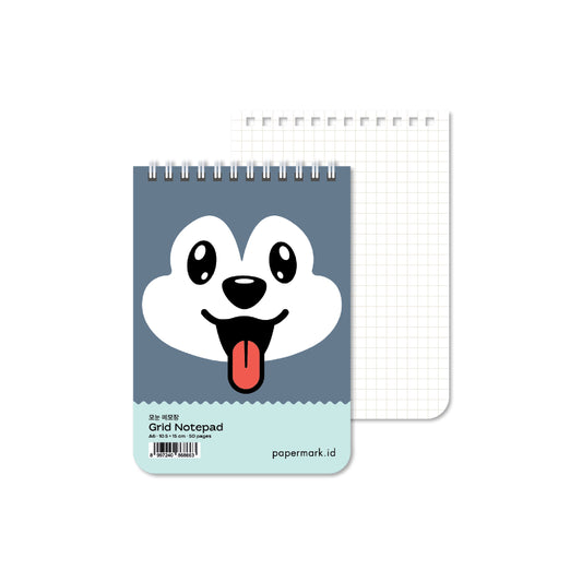 Spiral Notepad Pet A6 Grid