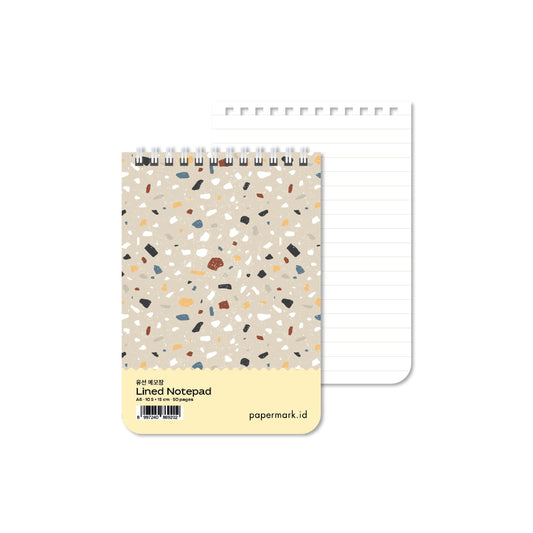 Spiral Notepad Terazzo A6 Lined