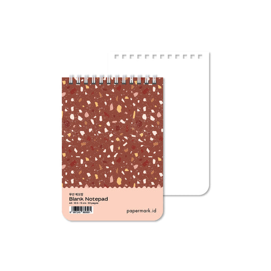 Spiral Notepad Terazzo A6 Blank