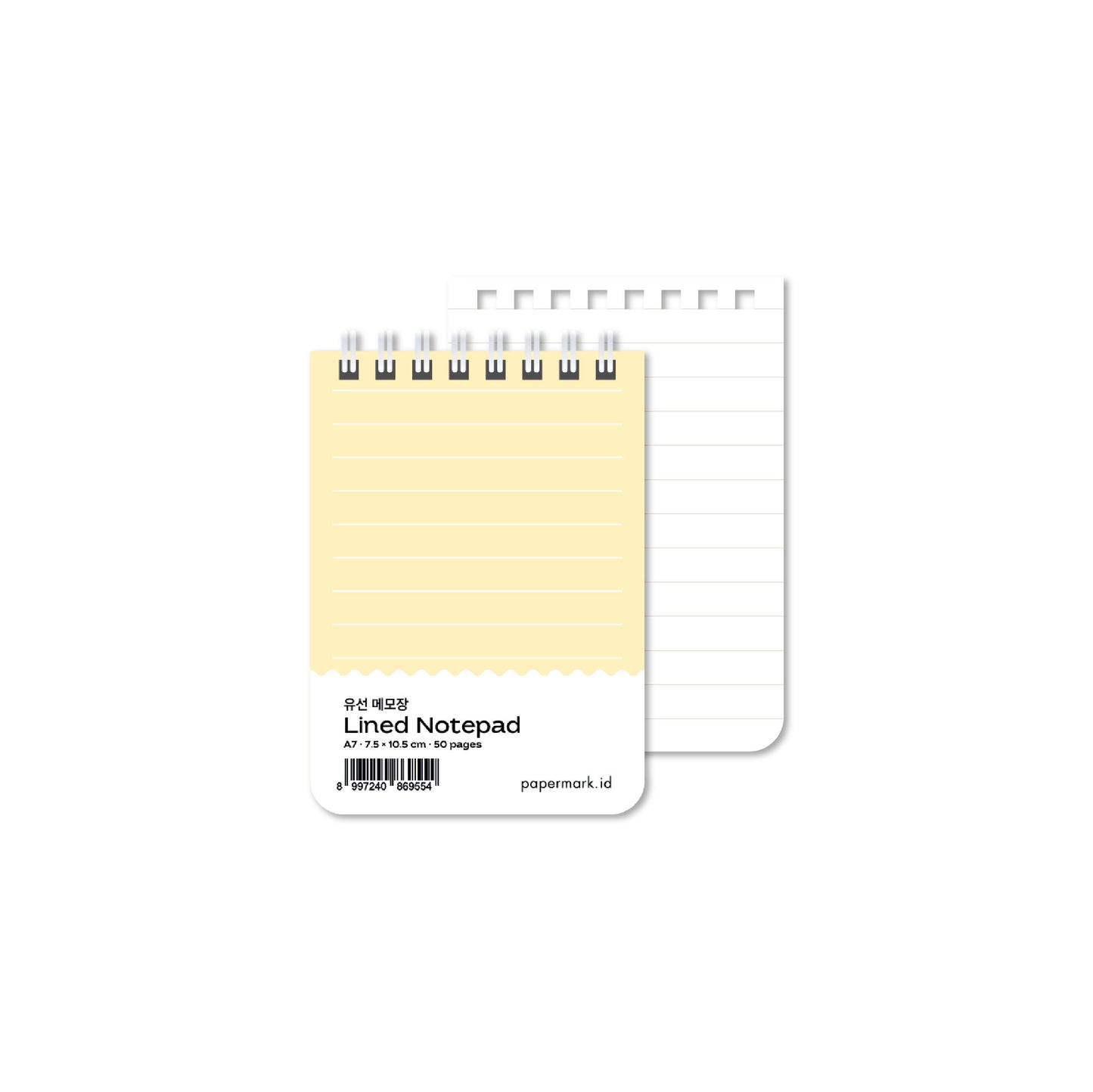 Spiral Notepad Basic A7 Lined