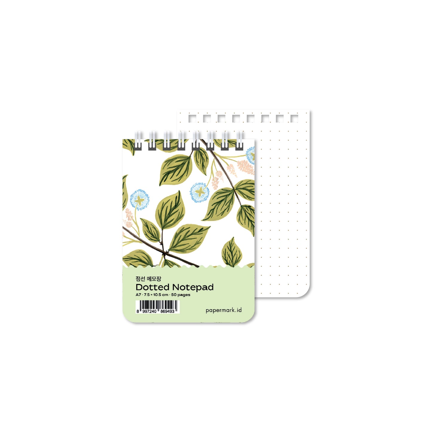 Spiral Notepad Summer Vibe A7 Dotted