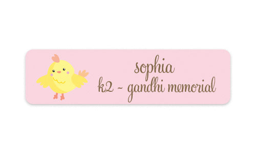 School Label Buttercup