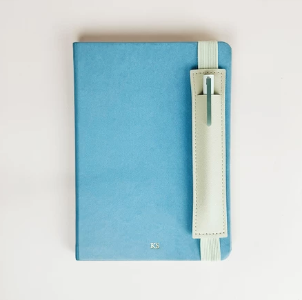 Elastic Pen Pouch Beige