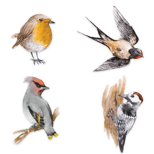 Sticky Goodies Watercolor Birds