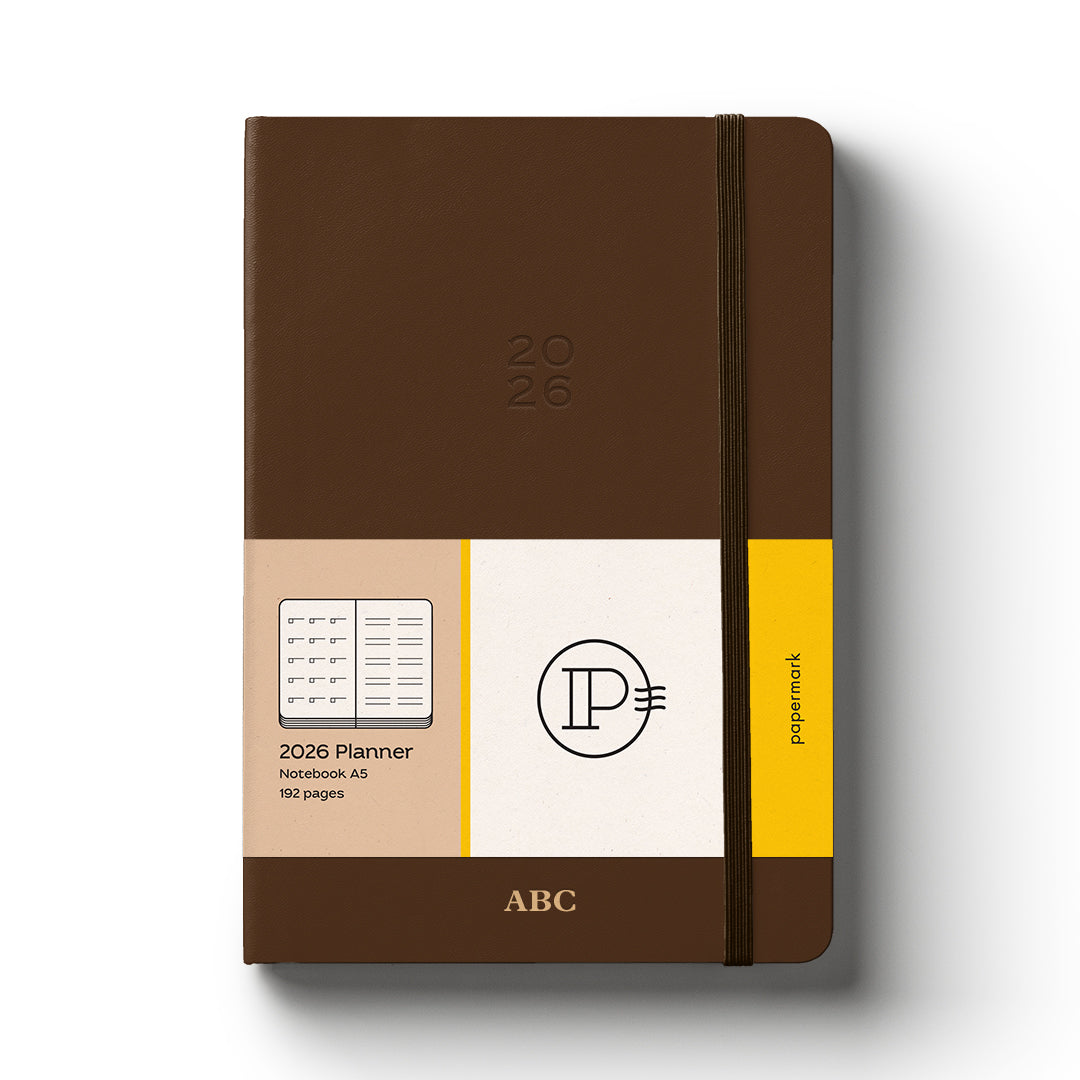 Holiday Collection Dated Planner Set Brown