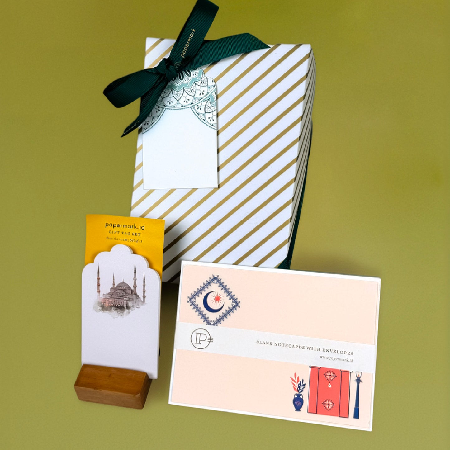 Papermark Eid Collection – Notecard + Gift Tag Set