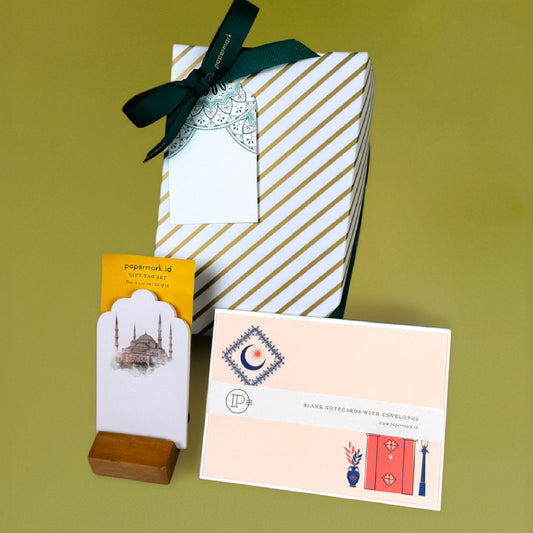 Papermark Eid Collection – Notecard + Gift Tag Set