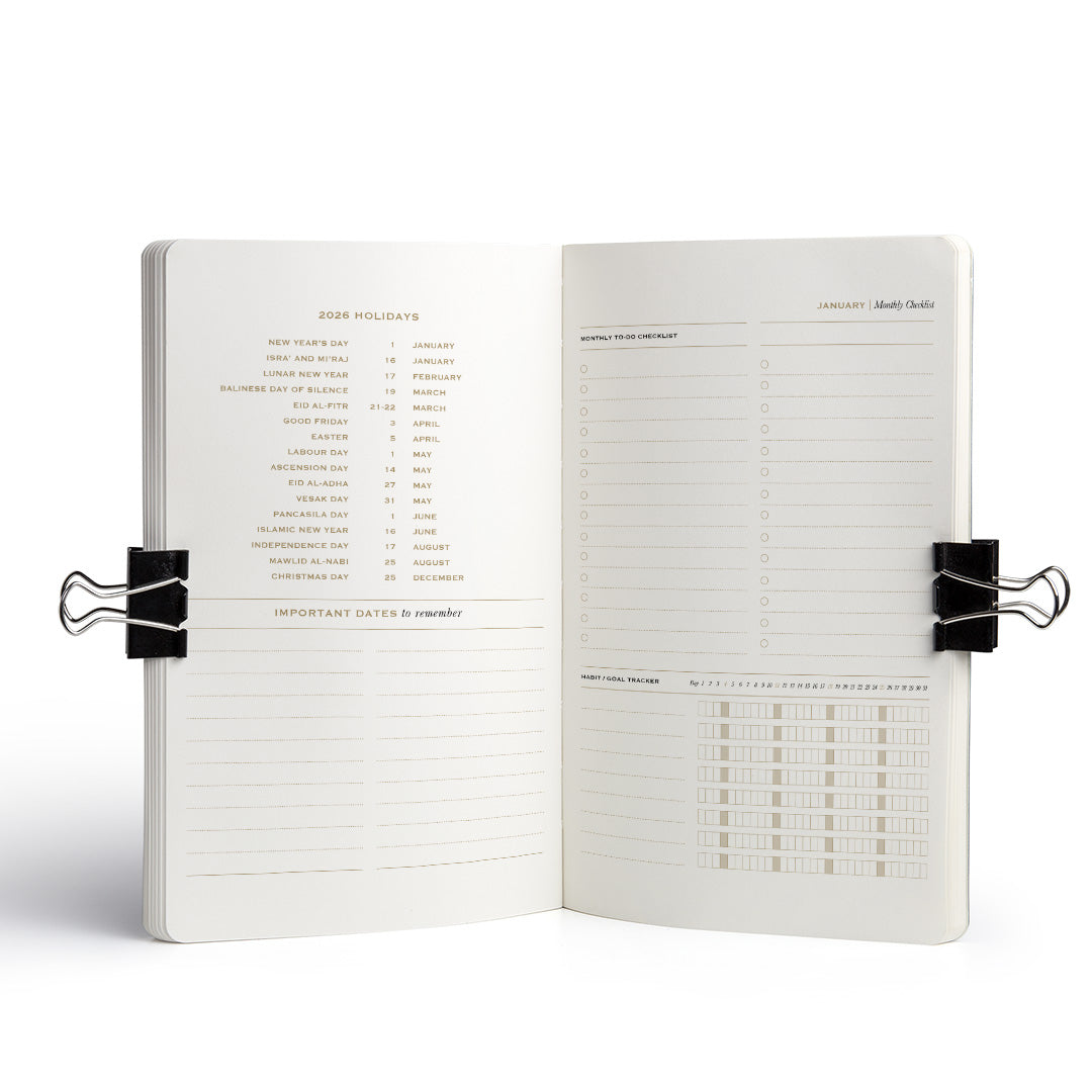 2026 Planner A5 Yellow