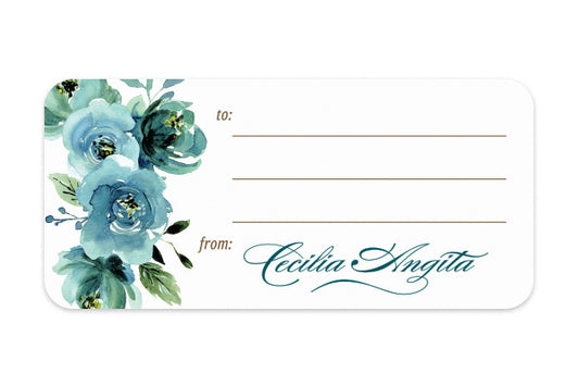 Address Label Blooming Spring
