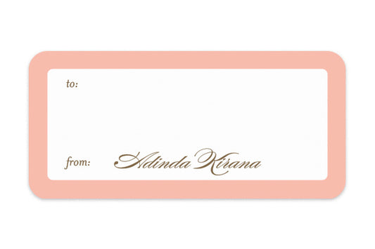 Address Label Elegante
